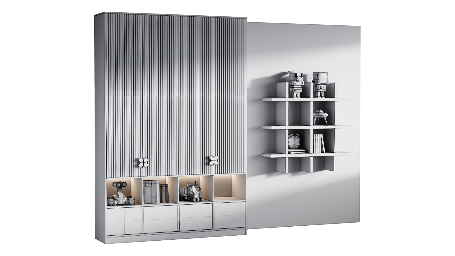 3D Model Workplace For Children 117 - TurboSquid 2415441