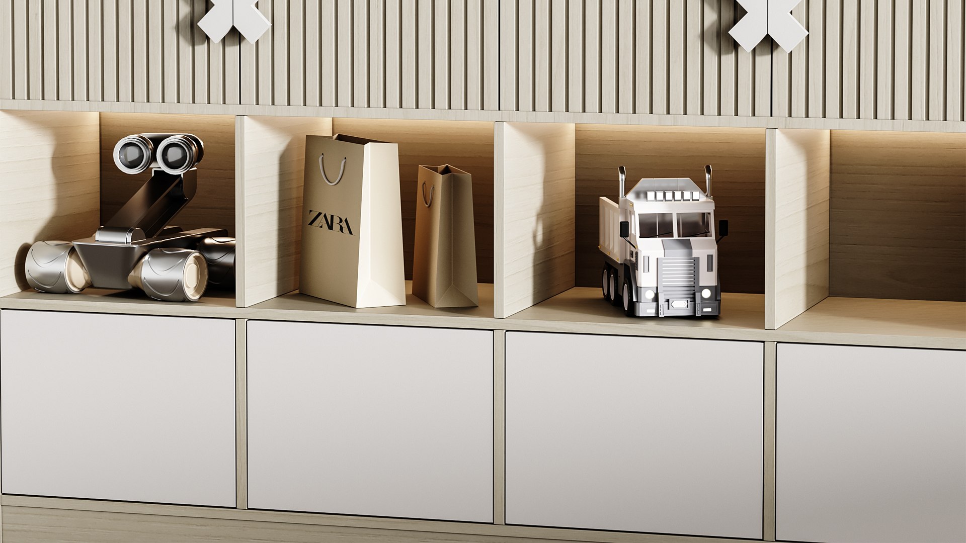 3D Model Workplace For Children 117 - TurboSquid 2415441