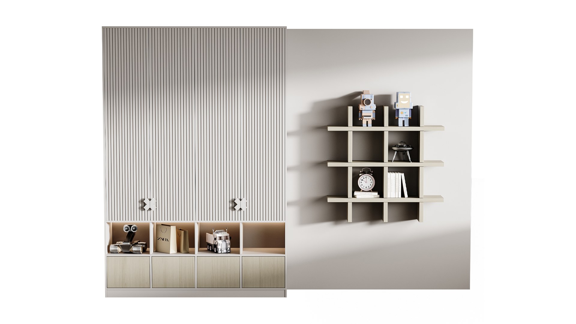 3D Model Workplace For Children 117 - TurboSquid 2415441