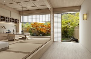 Japanese Room 02 3D model