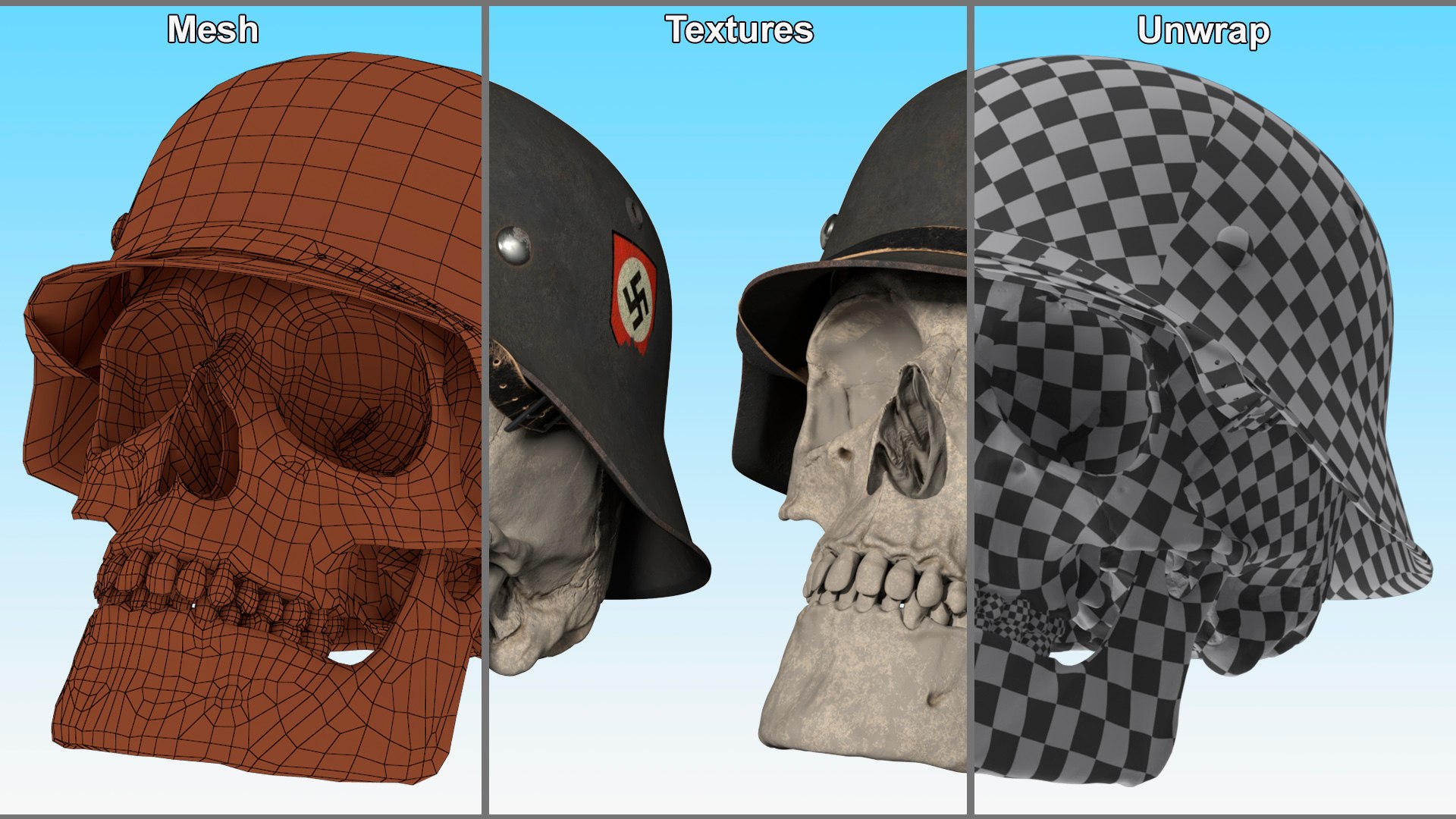 WW2 Nazi Scull in Helmet 3D model https://p.turbosquid.com/ts-thumb/Zz/wHLC3q/US/ww2_nazi_scull_in_helmet_010/jpg/1742885734/1920x1080/fit_q87/1ec4127451ac23d8472f17ffbe20d2157ed28789/ww2_nazi_scull_in_helmet_010.jpg