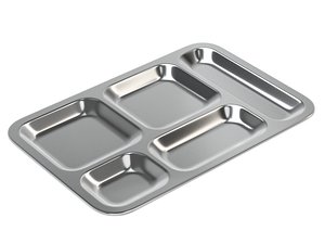 3D food tray model
