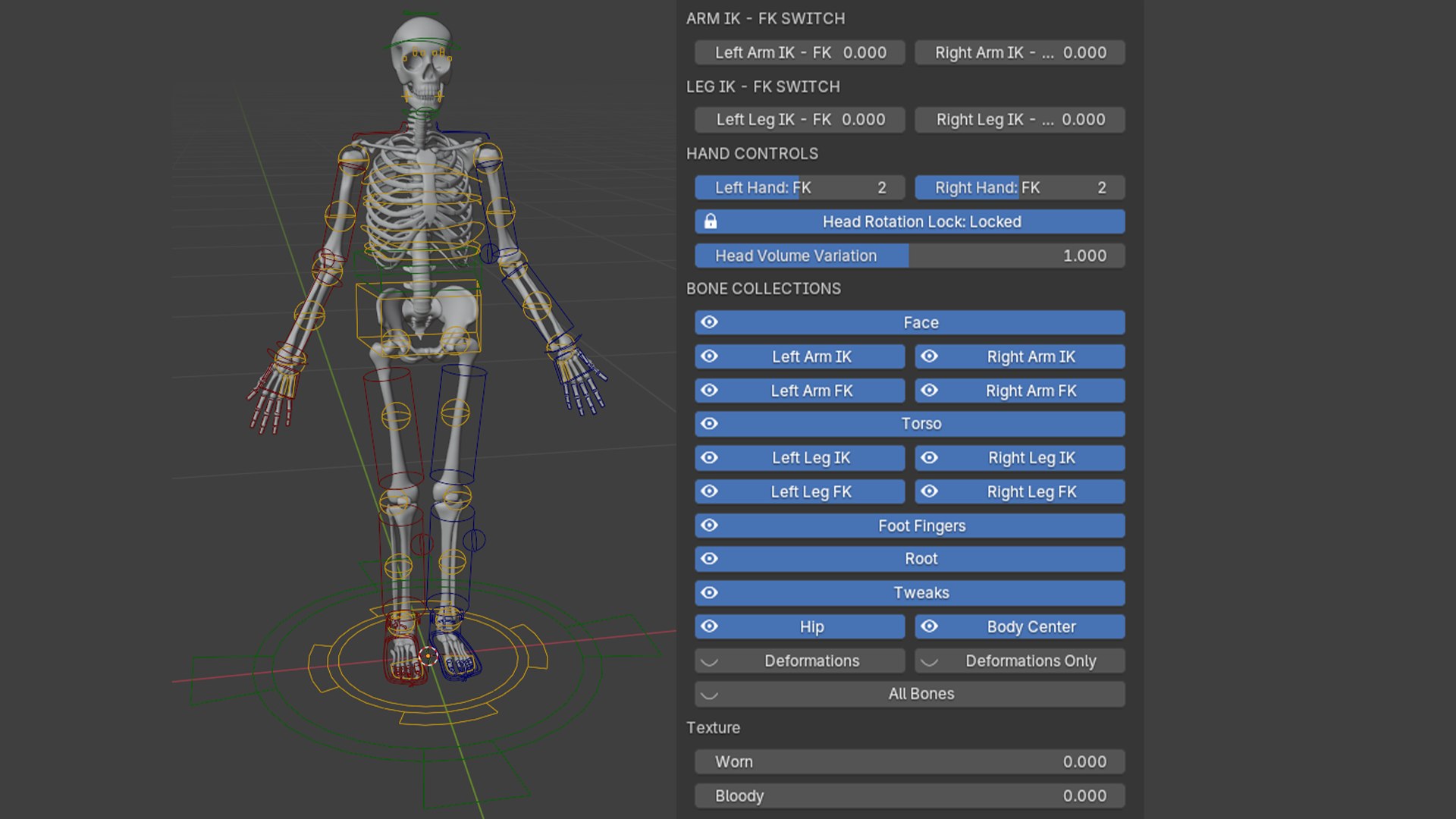 3D Skeleton - TurboSquid 2313313