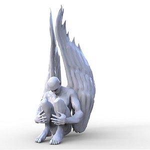 angel statue model