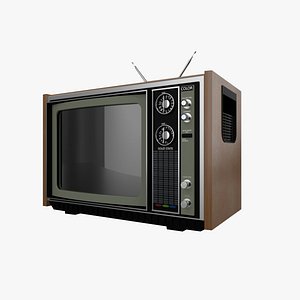 Old Retro TV - Cinema4D Octane Render PBR