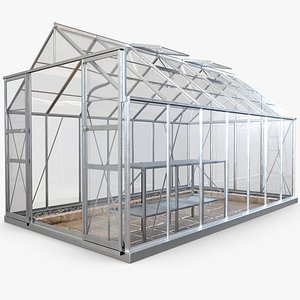 Garden Greenhouse with Rack