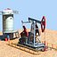 3d oil pump jack model