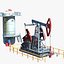 3d oil pump jack model