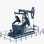 3d oil pump jack model