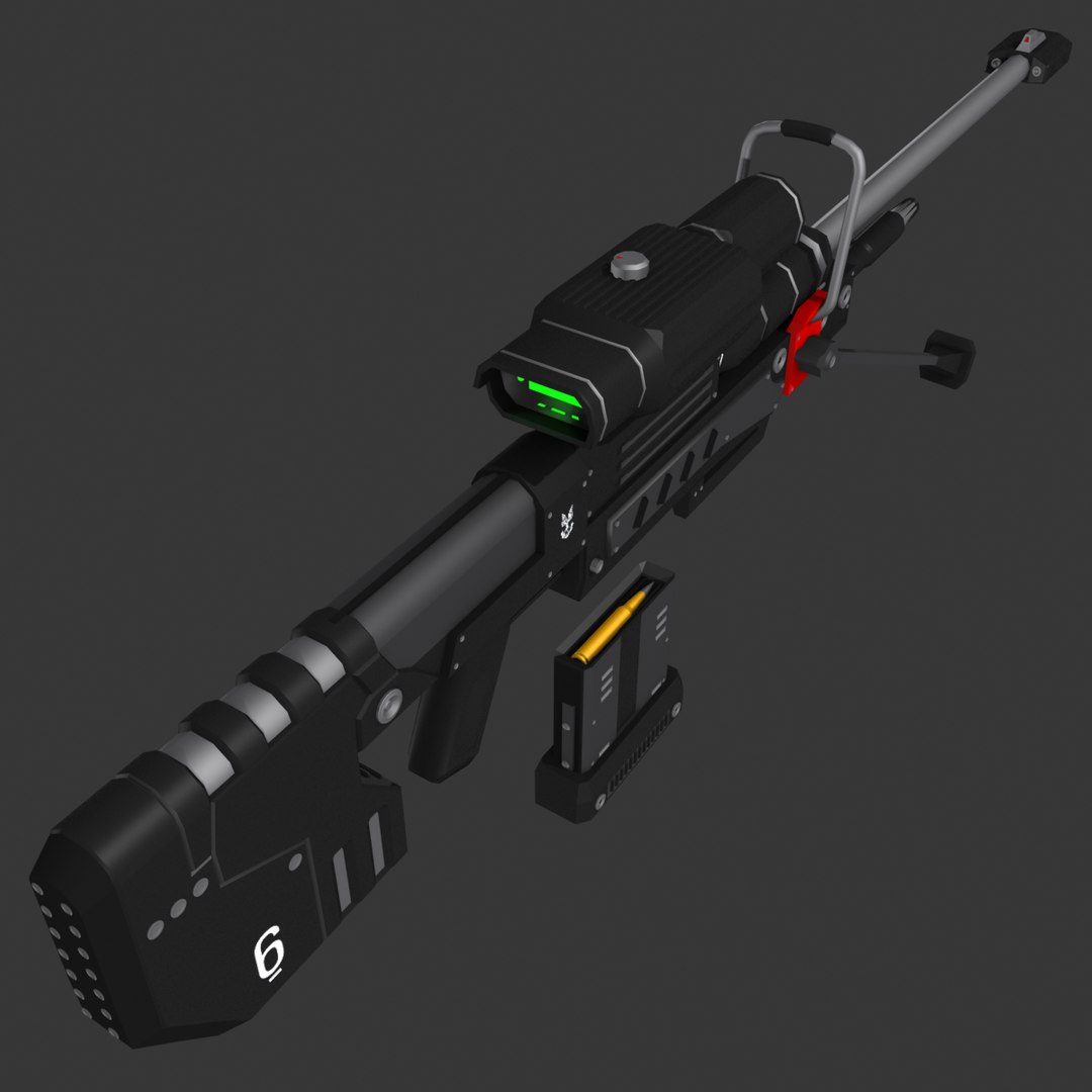 3d Model Halo 3 Sniper Rifle