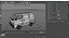 Suzuki Super Carry Van bianco attrezzato per Cinema 4D