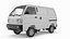 Suzuki Super Carry Van bianco attrezzato per Cinema 4D
