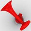 air horn 3d c4d