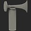 air horn 3d c4d