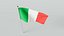 Italy - Italia Flag Animated with Texture
