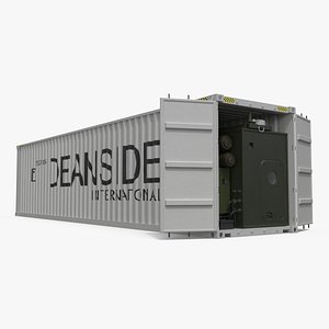 3D 40ft Shipping Container for Air Defense Systems