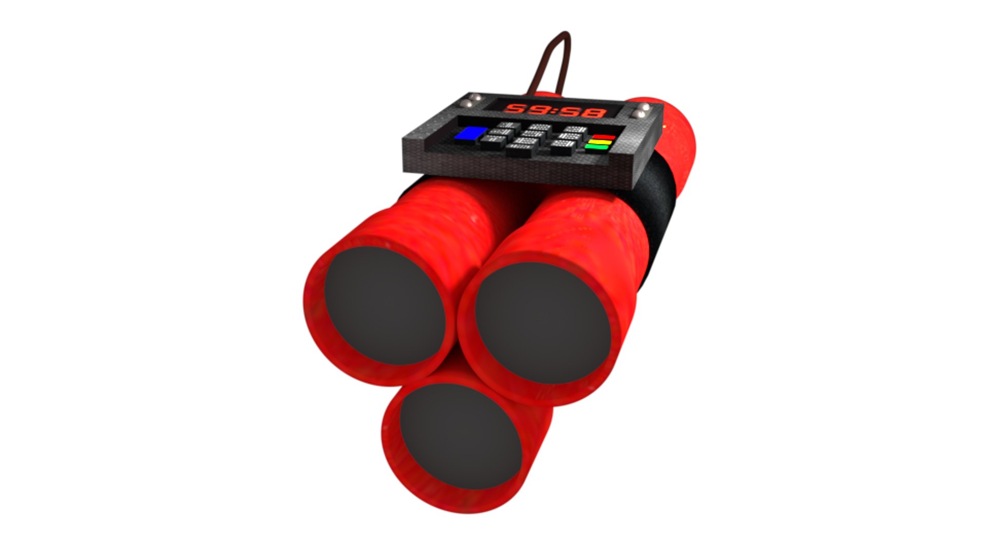 3d Model Timer Bomb 3d Model Timer Bomb