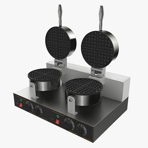 Commercial Double Waffle Maker