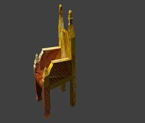 3D throne carved