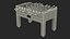 Warrior Table Soccer Pro Foosball Table