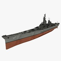 USS 67 Montana Battle Ship Dynamic Simulation