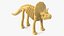 Triceratops Dinosaur Skeleton Toy