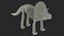 Triceratops Dinosaur Skeleton Toy