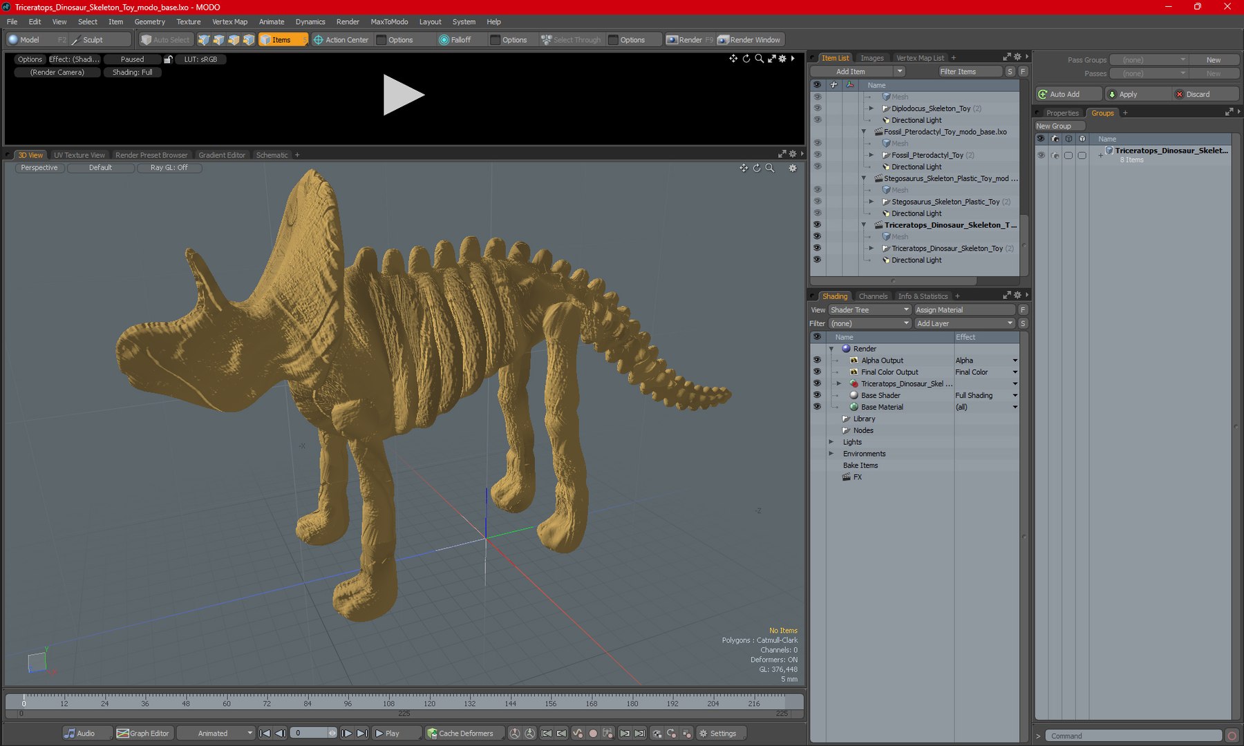 Triceratops Dinosaur Skeleton Toy 3D model https://p.turbosquid.com/ts-thumb/a0/TJ7bed/ma/triceratopsdinosaurskeletontoy3dsmodel023/jpg/1705390652/1920x1080/fit_q87/ca1a08e6e30d3e60a34fce6aaf89cea246d0c5ad/triceratopsdinosaurskeletontoy3dsmodel023.jpg
