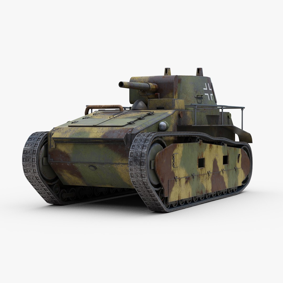 3D Leichttraktor Rheinmetal 1930 - TurboSquid 1613506