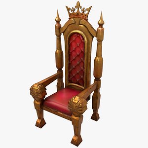 3D model Stylized Throne