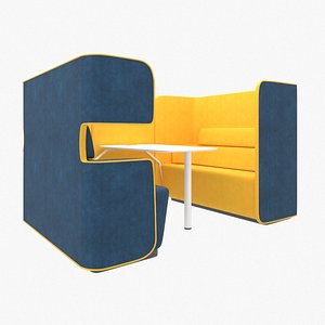 3D pod sofa model