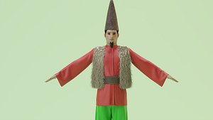 NOVRUZ KOSA CHARACTER 3D