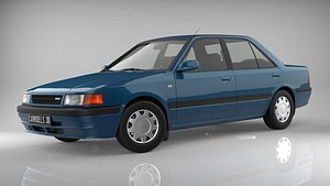 Mazda 323 Sedan 1990 3D
