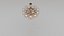 Modelo 3D de Lustre de Cristal de Luxo -4