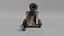 3D Medieval Vessel Ship Cannon(1) model
