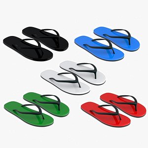 3D Flip Flop Bundle model