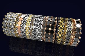 3D model ring sizes 1