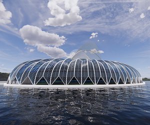 Calatrava studio 3D model