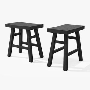 Leiden Charcoal Stool