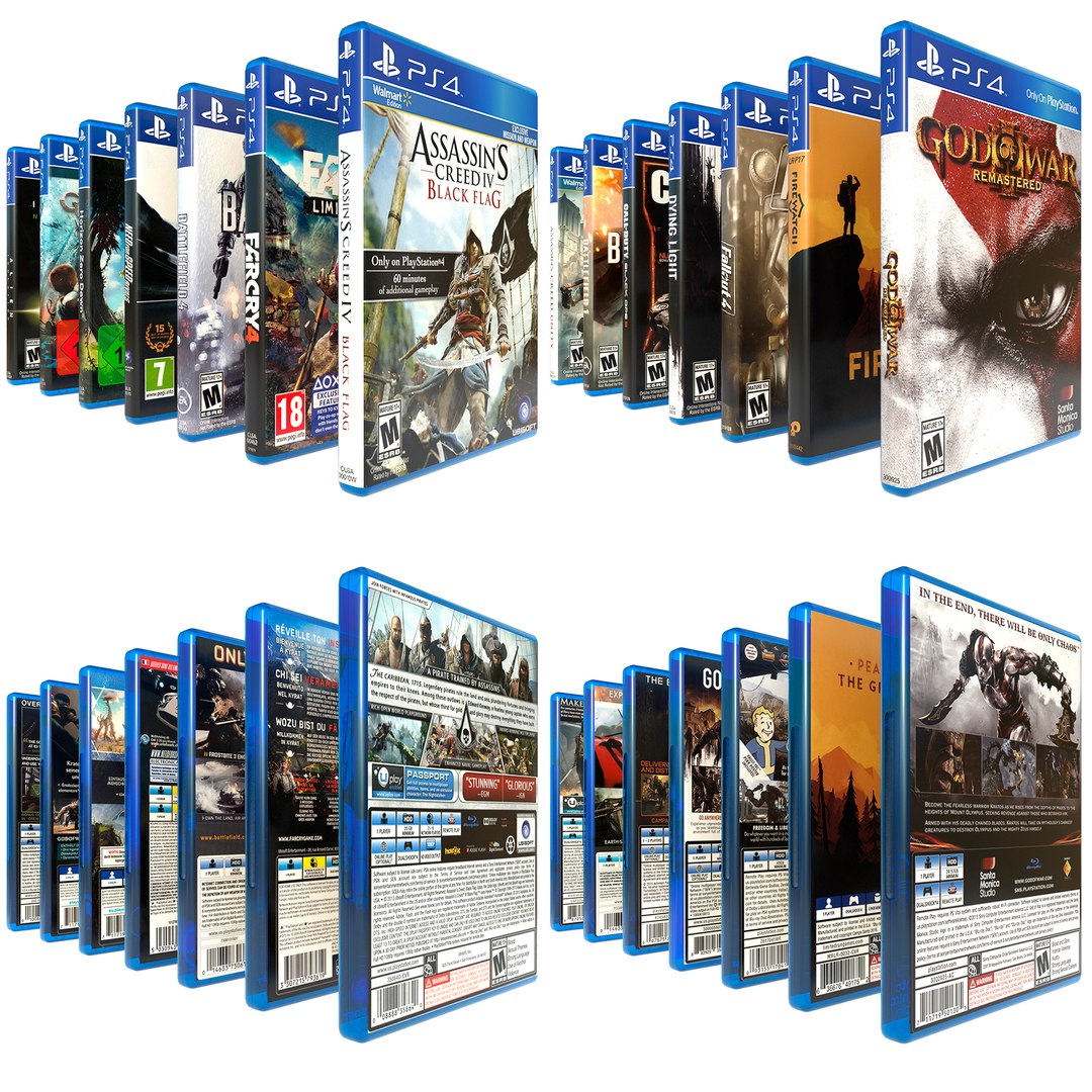 Ps4 Games 14 3D - TurboSquid 1648095