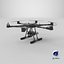 Military Hexacopter UAV - Weaponized Combat Drone with Bombs