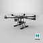 Military Hexacopter UAV - Weaponized Combat Drone with Bombs