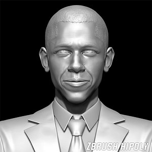 president barack obama zbrush 3ds
