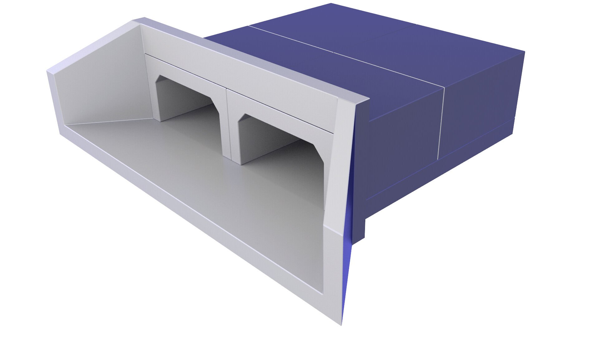 Concrete Sewer StormWater Box Culvert 48 3D - TurboSquid 1980003