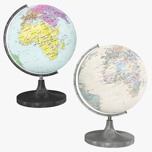 Earth Globe with Stand model