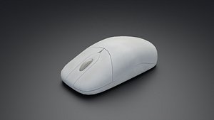 3D Retro Computer Mouse
