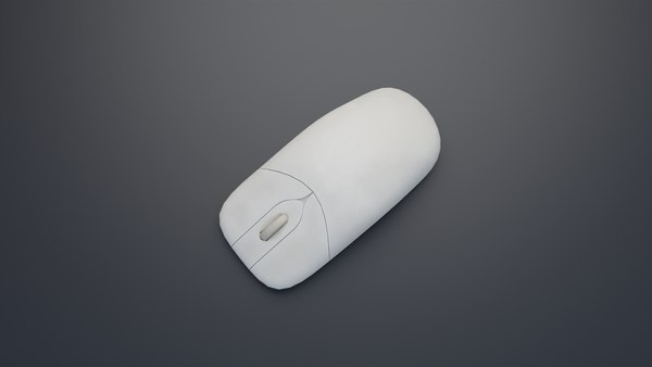 modelo 3d Retro Computer Mouse - TurboSquid 2014083