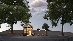 Dumpling Restaurant 3D model