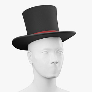 Top hat black 02 model