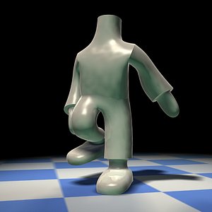 walking plastic man
